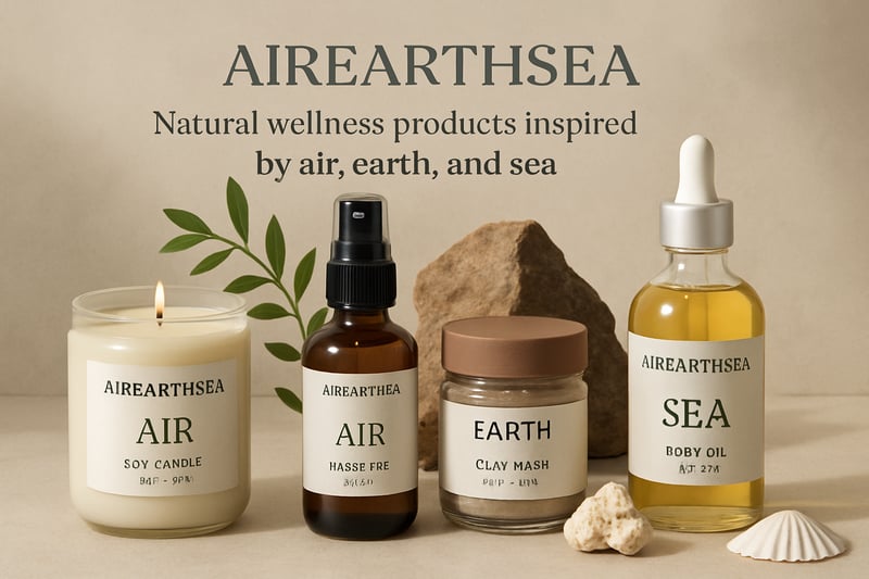 Airearthsea natural wellness products inspired by air, earth, and sea Airearthsea natural wellness products inspired by air, earth, and sea